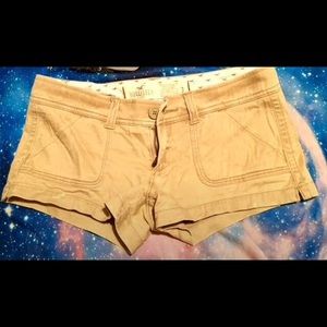 Khaki Jean Shorts